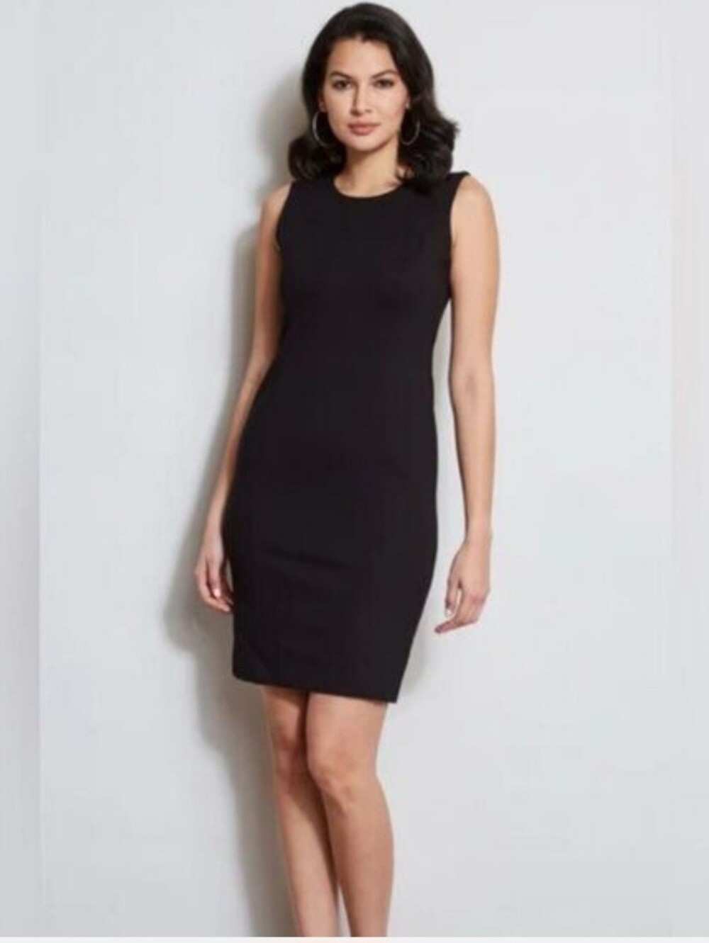 Tahrai Sleeveless Navy Sheath Dress - Size 8, NWT